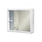 Ketcham 24" x 20" Surface Mounted Polished Edge Sliding Door Medicine Cabinet SD-2420 - alternate 1